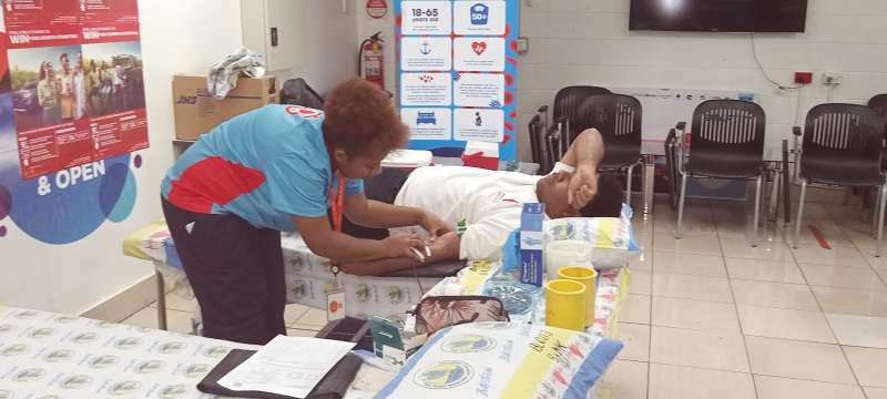 CCEP PARTNERS SUPPORT BLOOD DONATION DRIVE IN POM & LAE