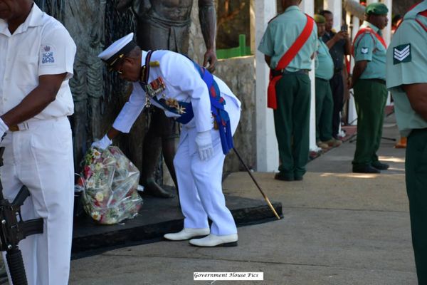 GOVERNOR GENERAL HONOURS FALLEN HEROES ON 43RD REMEMBRANCE DAY