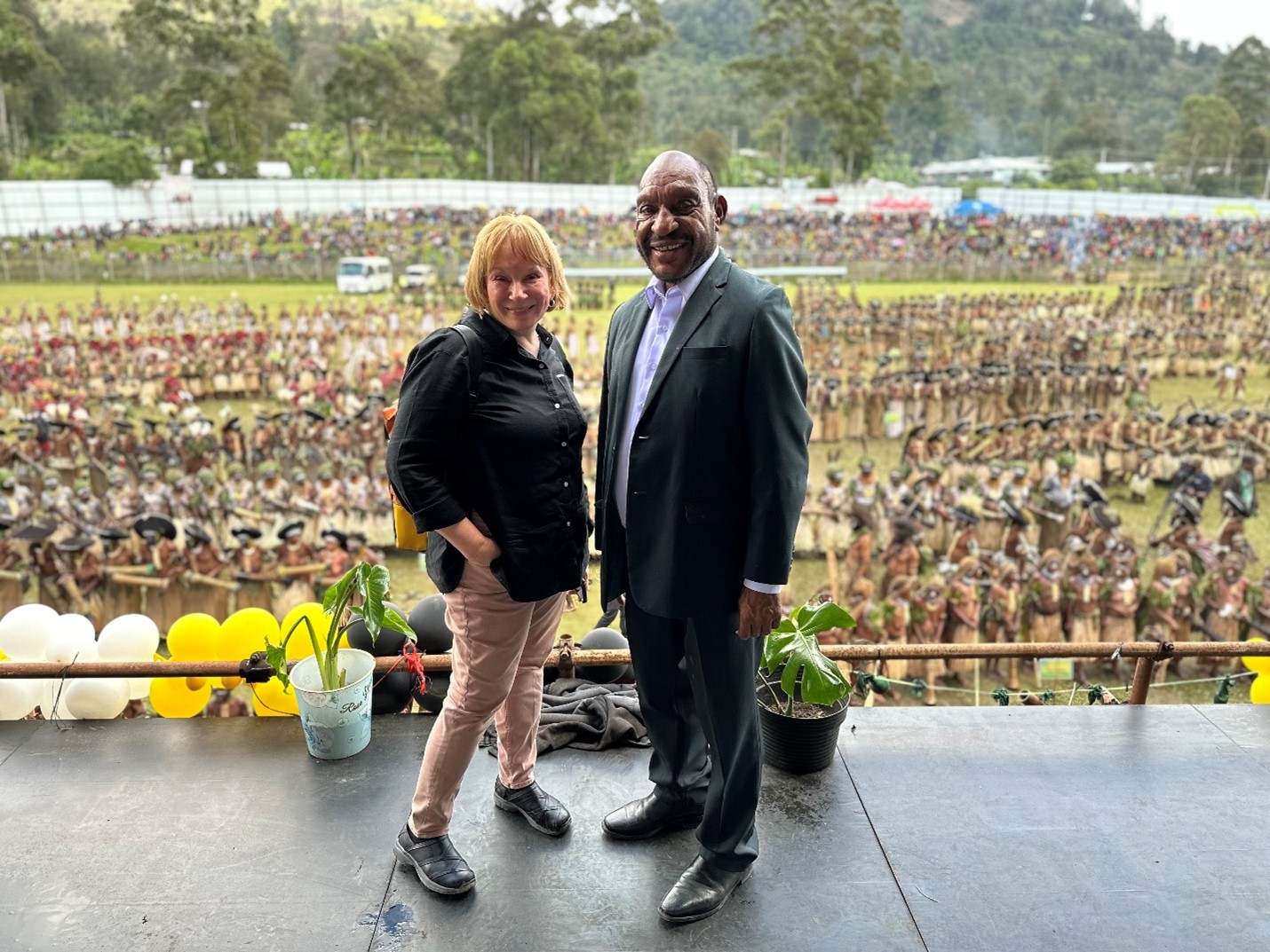 U.S AMBASSADOR YASTISHOCK’S IS 1ST U.S AMBASSADOR TO VISIT ENGA