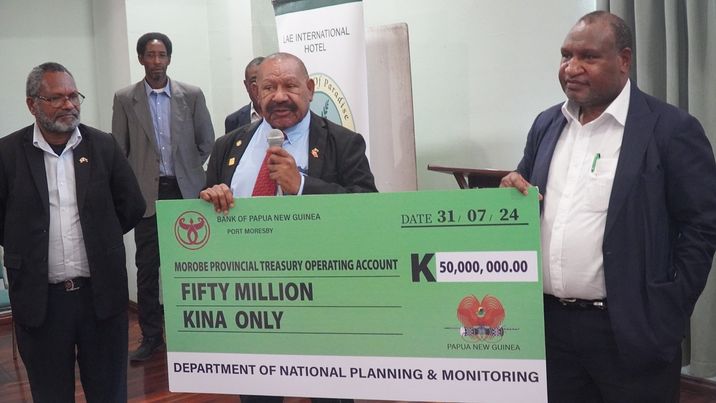 K50 MILLION IDG FOR WAFI-GOLPU LO's & MOROBE PROVINCIAL GOVERNMENT