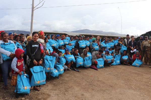 AFFECTED MULITAKA WOMEN & GIRLS RECEIVE DIGNITY KITS