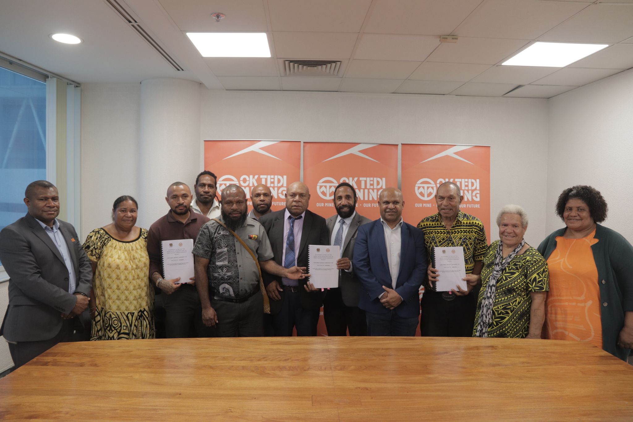 ROAD PROJECT TO CONNECT MINE VILLAGES