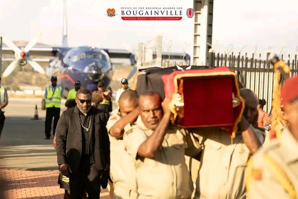 BODY OF LATE CENTRAL BOUGAINVILLE MP ARRIVES