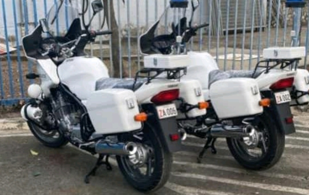 TRAFFIC POLICE GETS NEW BIKES AHEAD OF PAPAL VISIT