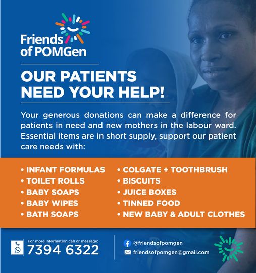 OUR FRIENDS OF POMGEN CONTINUES TO ASSIST PATIENTS