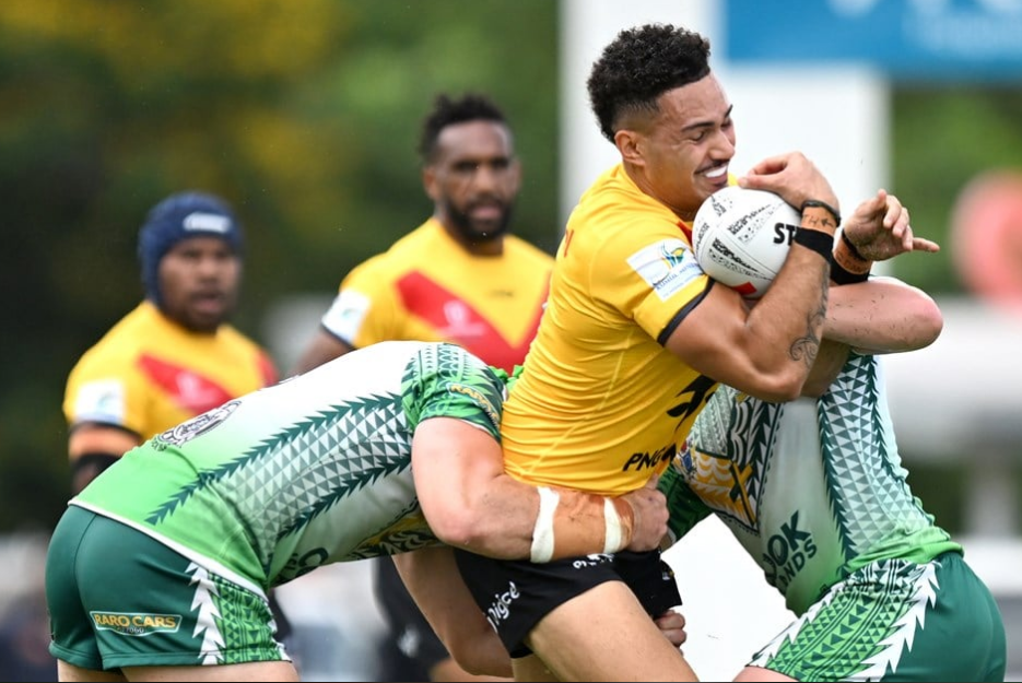 THE PNG KUMULS LEAD AT HALF TIME