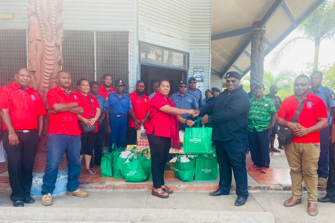 NGCB GIVES TO POLICE THIS FESTIVE SEASON