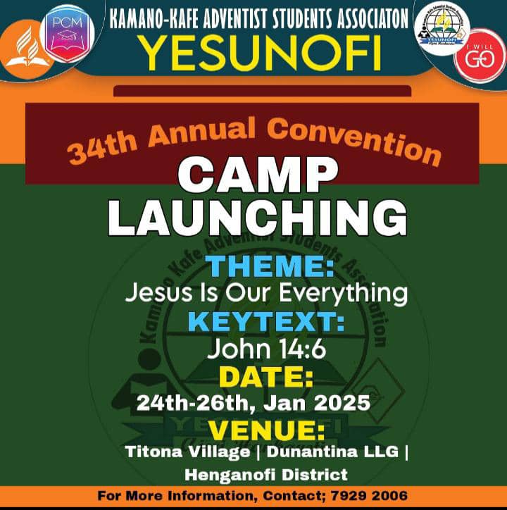KAMANO-KAFE ASA TO LAUNCH 34TH ANNUAL CAMP