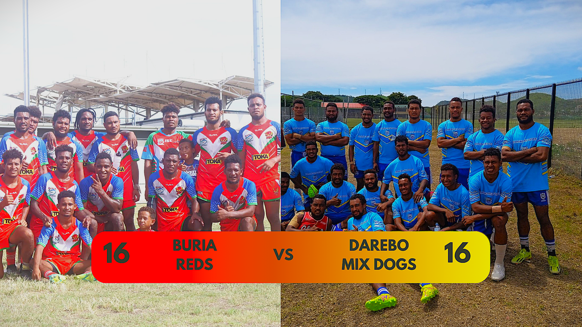 BURIA REDS & DAREBO MIX DOGS DRAW IN TIGHT MATCH
