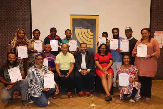 JOURNALISTS COMPLETE TRAINING ON SOCIAL MEDIA & WEBSITE