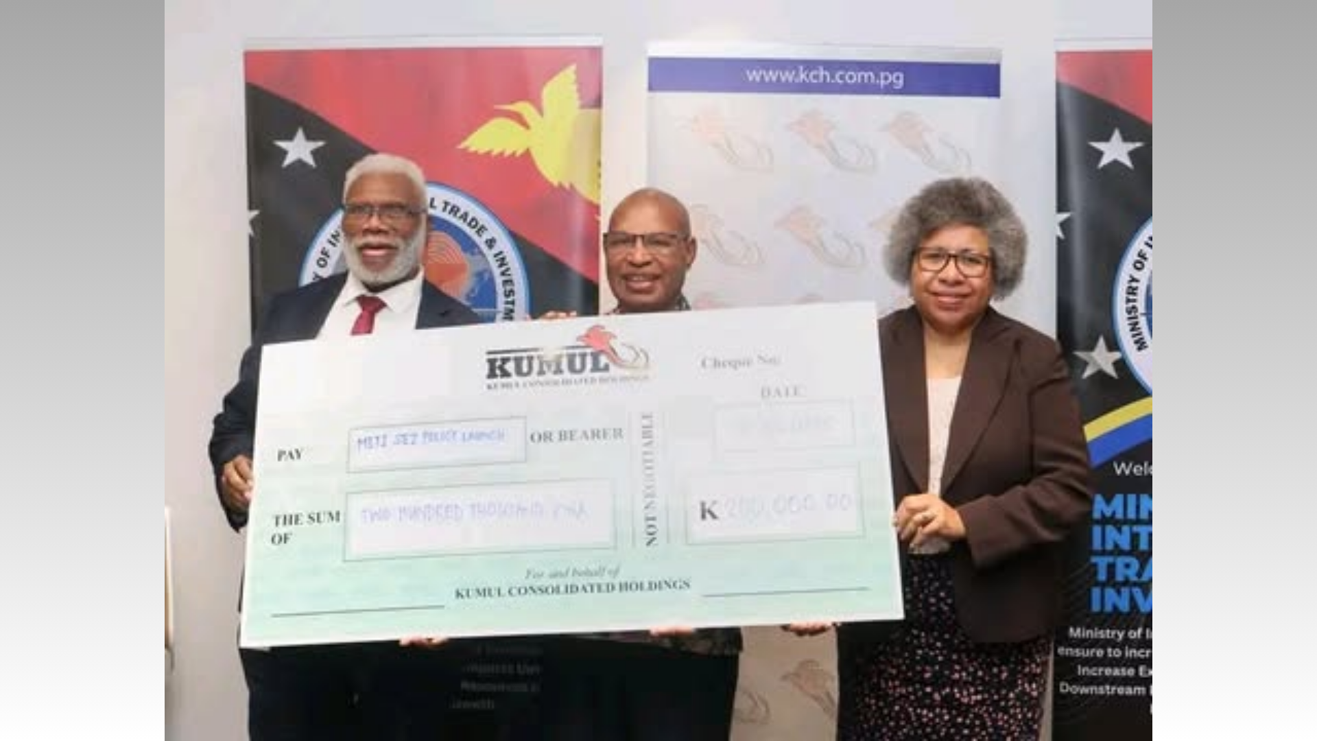 KCH SUPPORTS 2ND PNG SEZ SUMMIT
