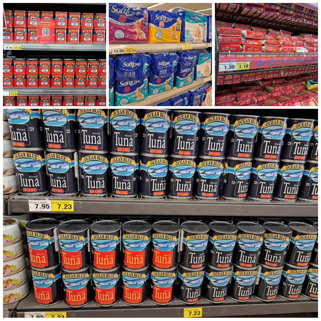 PRICES OF 13 BASIC GOODS COMPARED: THEN & NOW