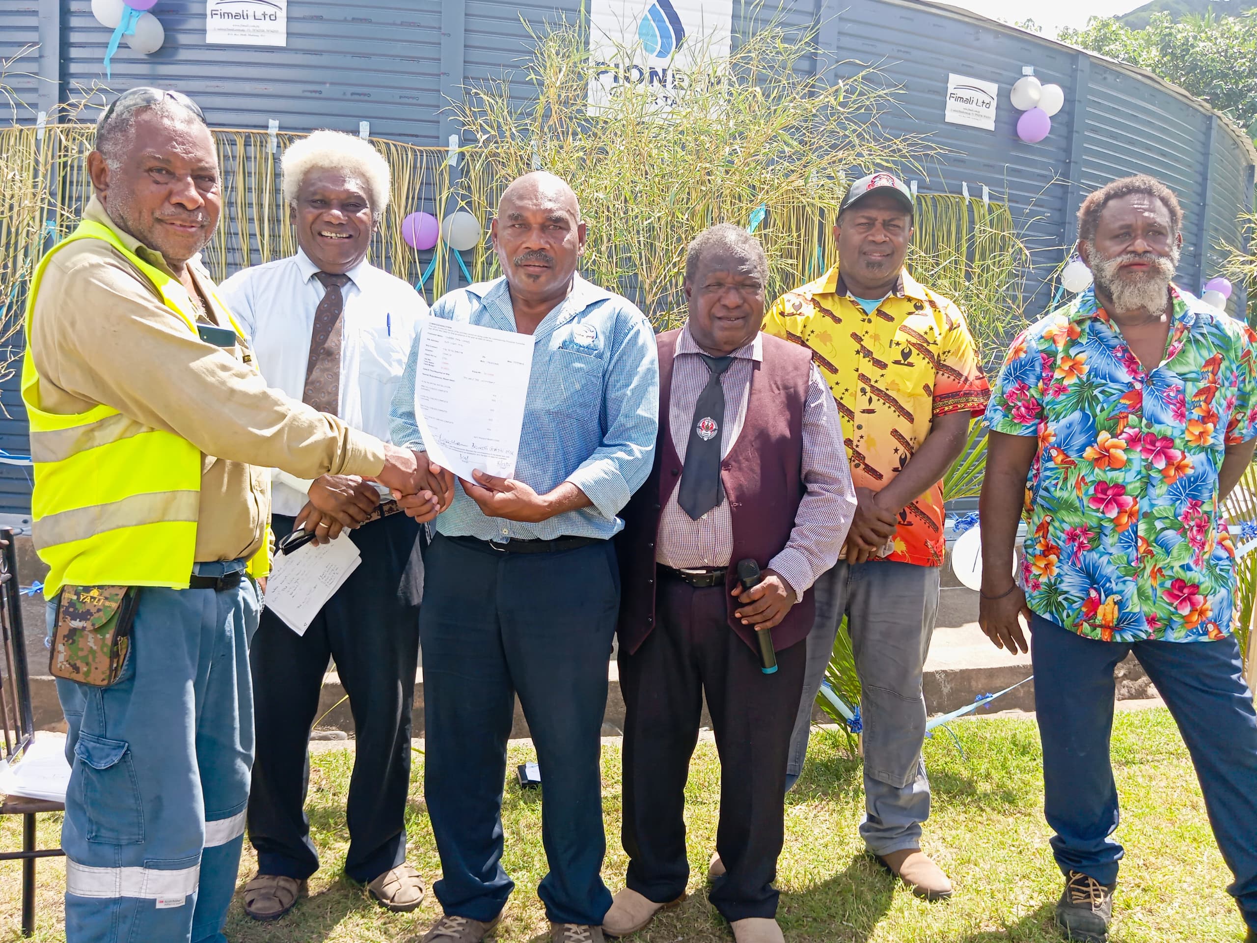 NEW WATER RESERVOIR BOOSTS RABAUL TOWN'S REDEVELOPMENT