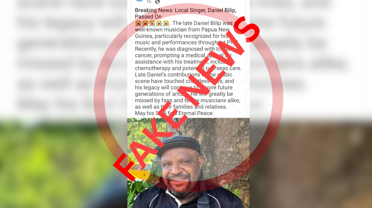 FAKE NEWS| RUMOURS OF DANIEL BILIP PASSING UNTRUE FAMILY SAYS