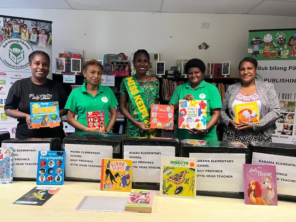 BBP & MISS BIRD OF PARADISE CONTESTANTS BOOSTING LITERACY IN GULF PROVINCE