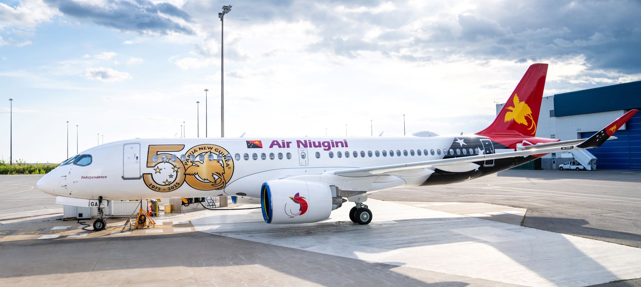 AIR NUIGINI REVEALS 50TH ANNIVERSARY JET