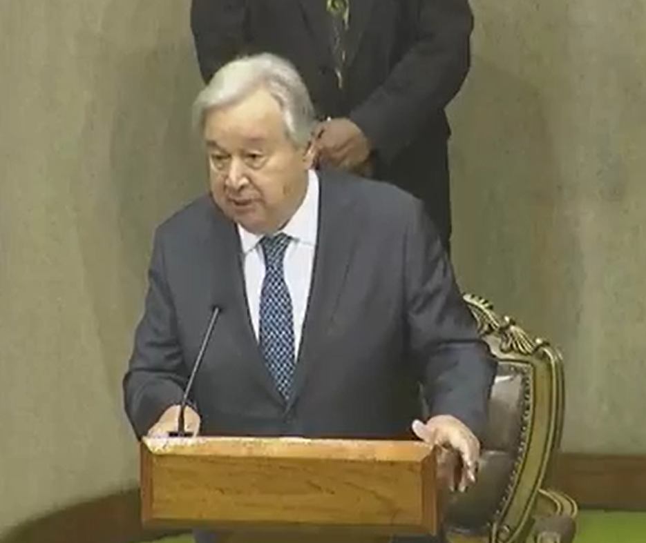 UN SECRETARY-GENERAL ADDRESSES PARLIAMENT