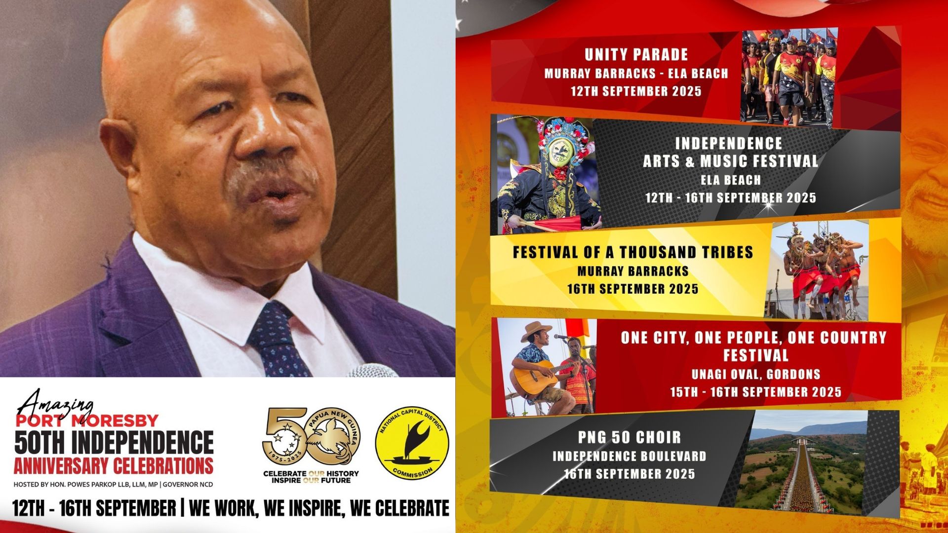 NCD GEARS UP FOR GRAND 50TH INDEPENDENCE CELEBRATIONS
