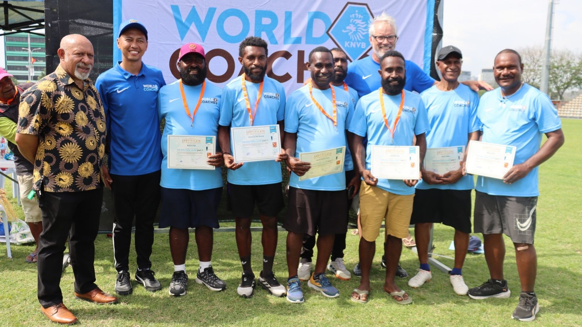 PNGFA CERTIFIES 21 COACHES THROUGH WORLDCOACHES PROGRAM