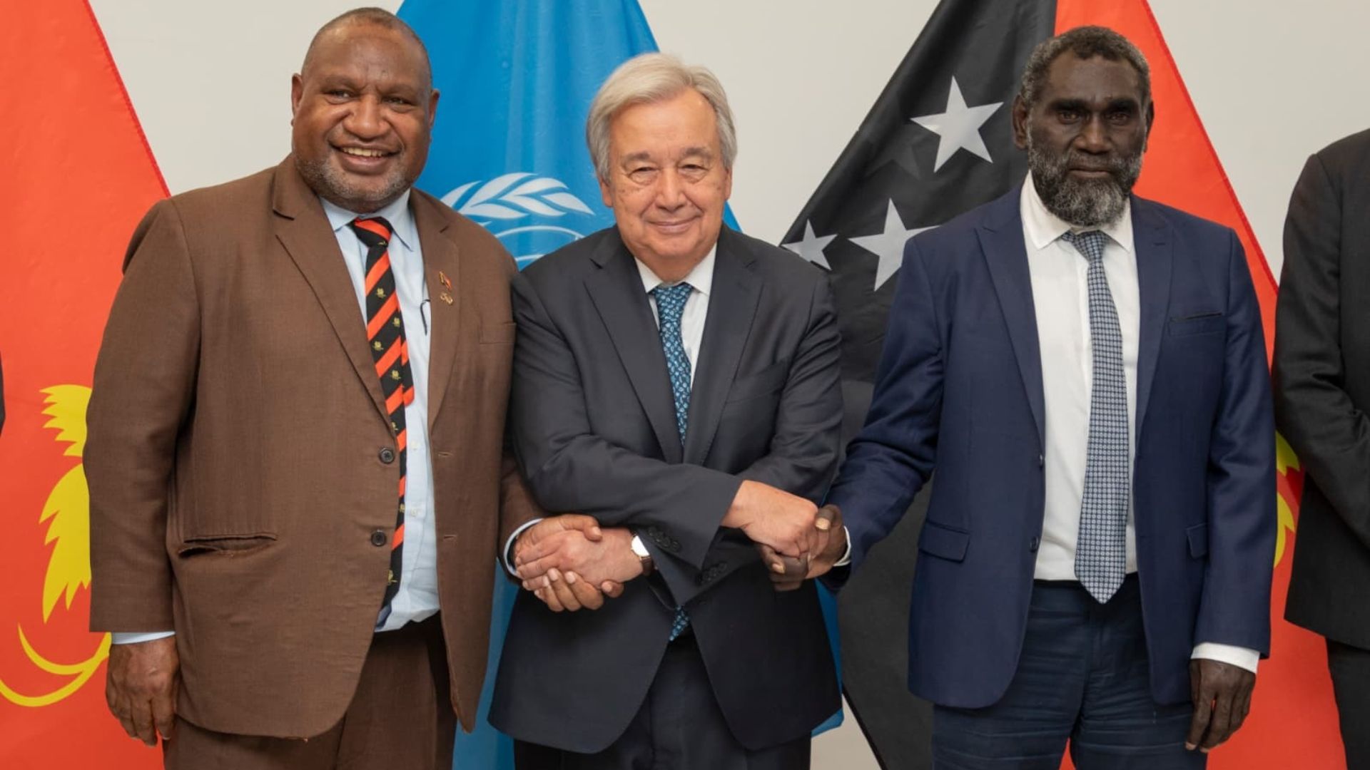 UN SECRETARY -GENERAL REAFFIRMS SUPPORT FOR BOUGAINVILLE PEACE AGREEMENT
