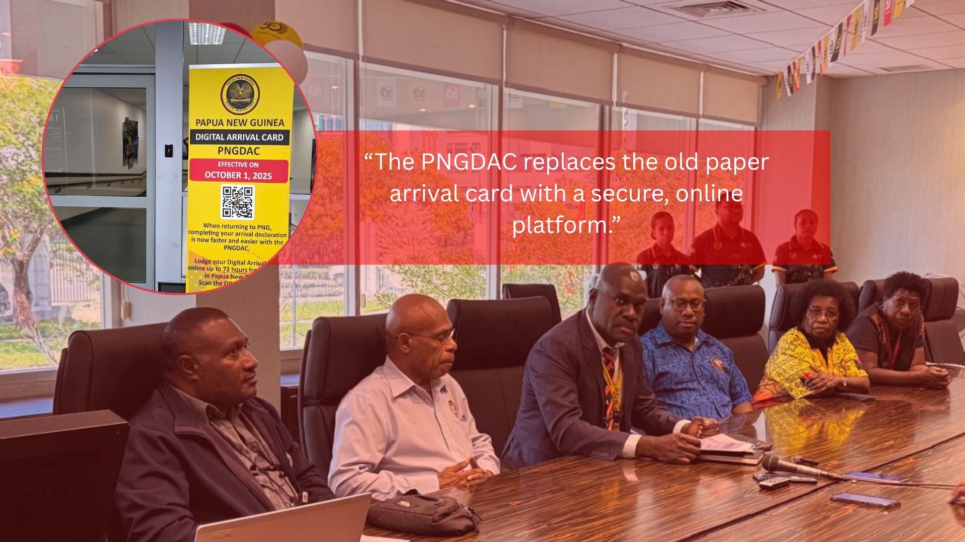 ICSA LAUNCHES THE PNG DIGITAL ARRIVAL CARD & IMMIGRATION OPS COMMAND CENTRE