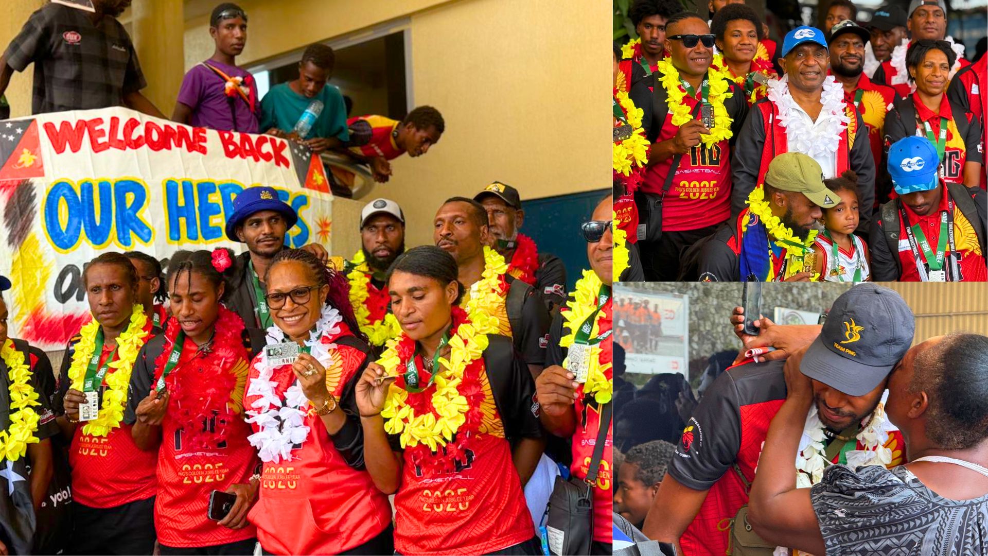 FIBA 2025 MELANESIAN CHAMPIONS RETURN HOME