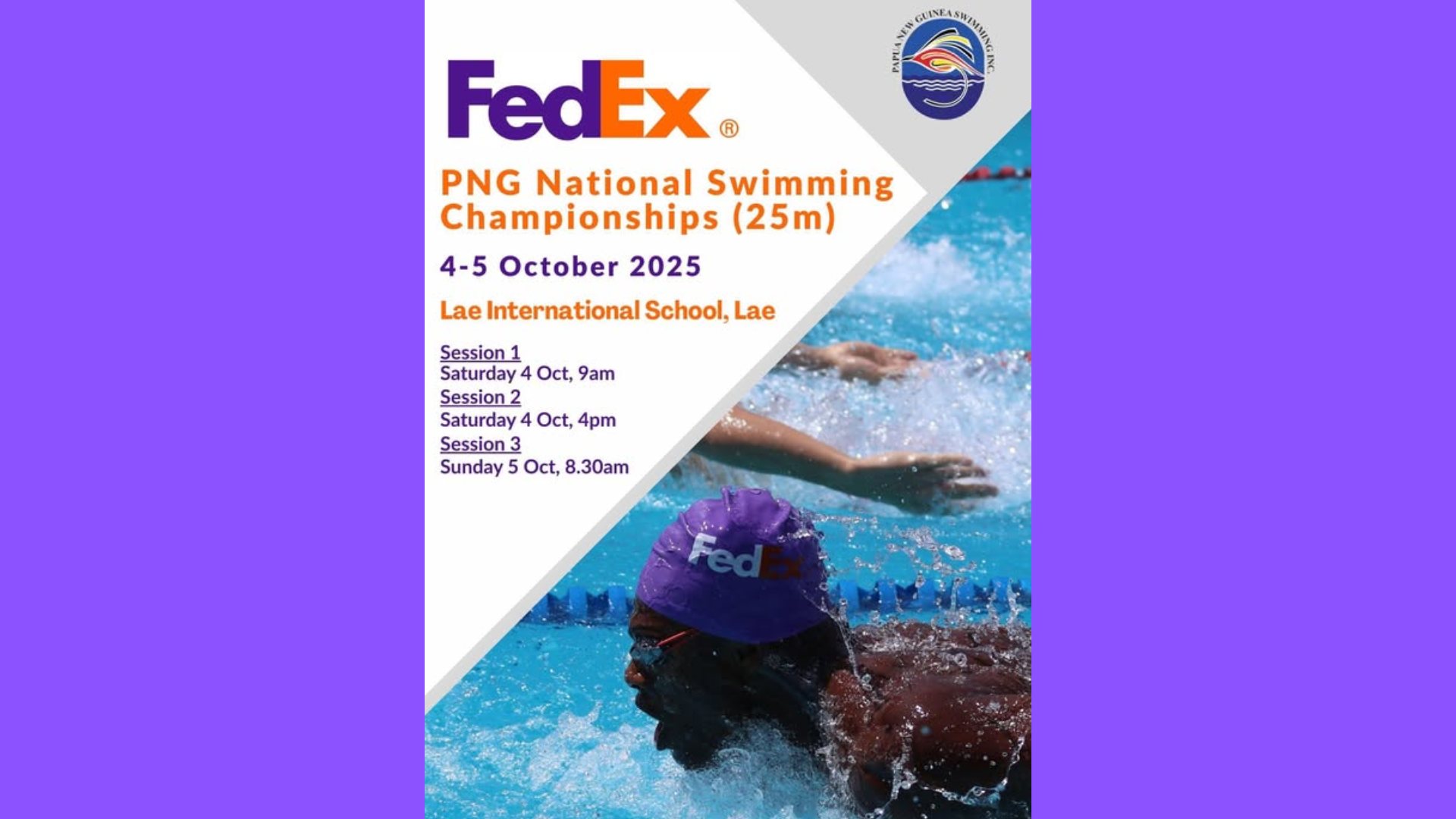 PNG SWIMMING TO HOST CHAMPIONSHIPS IN LAE