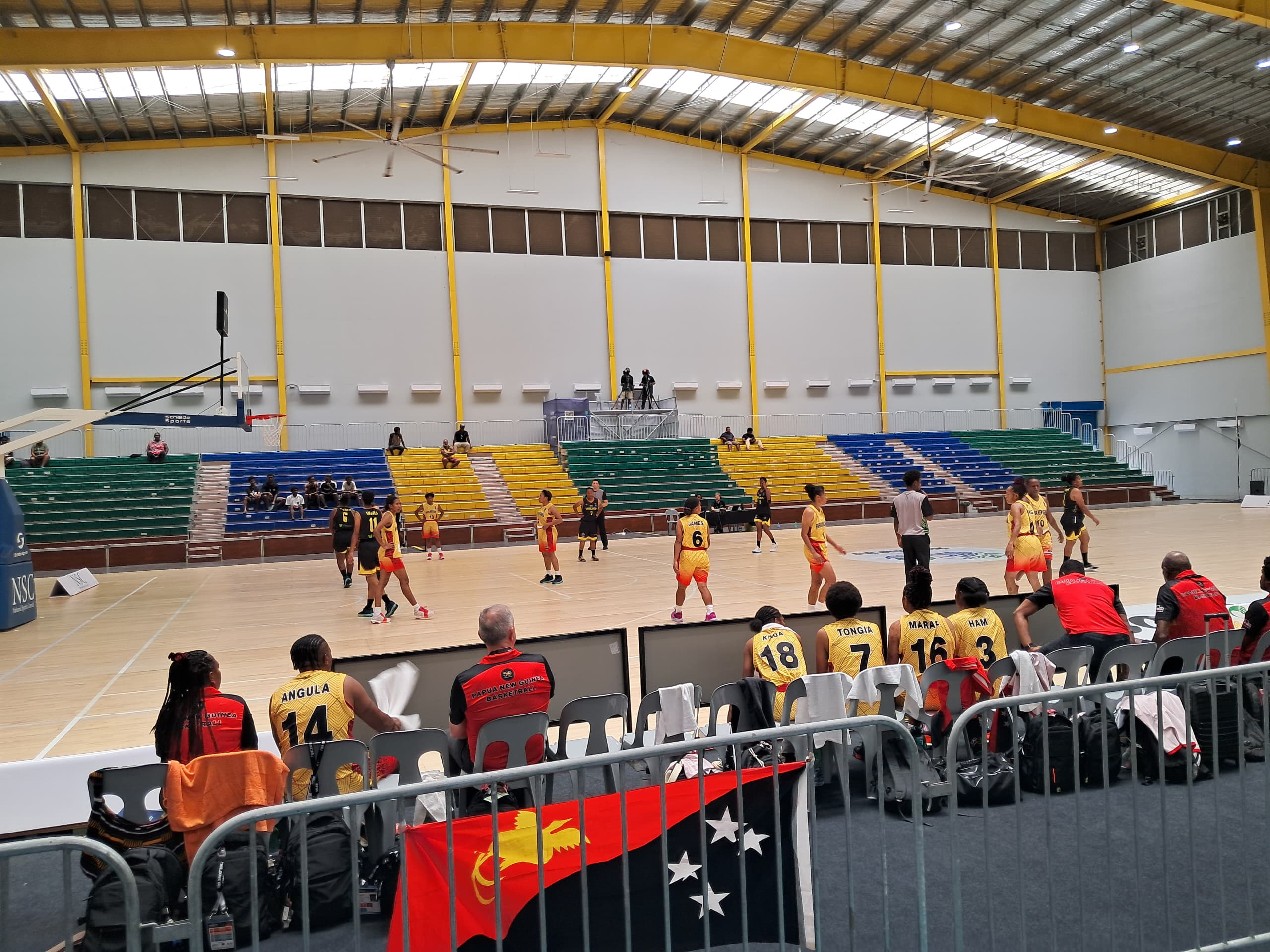 PNG WOMEN'S BASKETBALL TEAM OPENS FIBA CUP WITH A WIN
