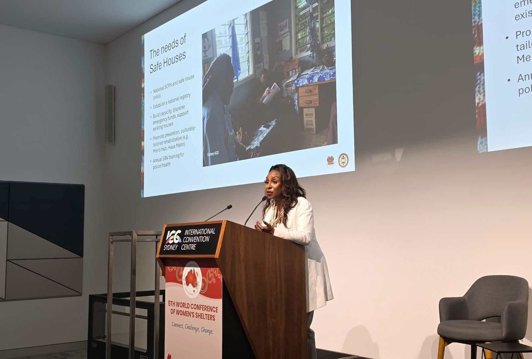 PNG AT WORLD WOMEN’S SHELTERS CONFERENCE TO COMBAT GBV