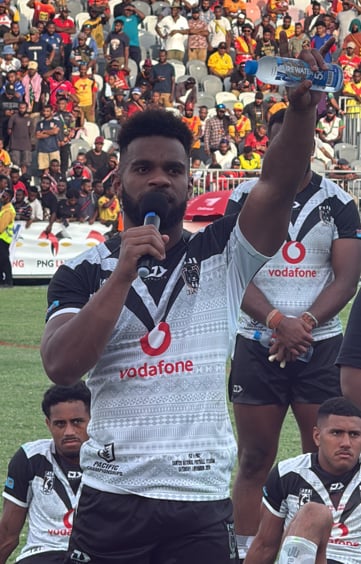 FIJI SKIPPER PRAISES "PASSIONATE” PNG CROWD & LOCAL TALENT