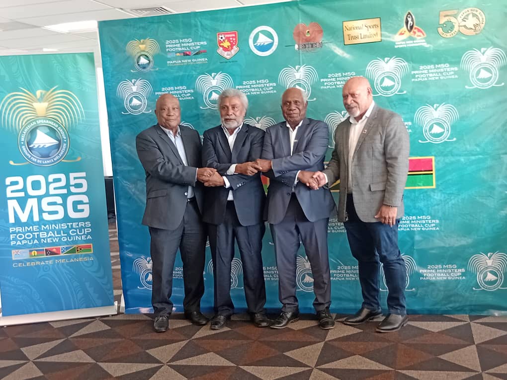 OFC PRESIDENT VISITS PNG FOR MSG CUP