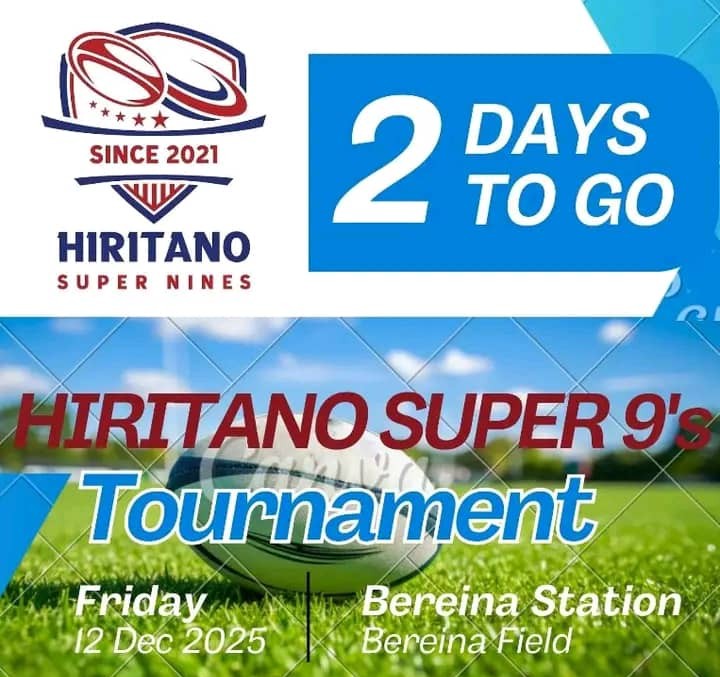 HIRITANO SUPER NINES SET FOR THIS WEEKEND