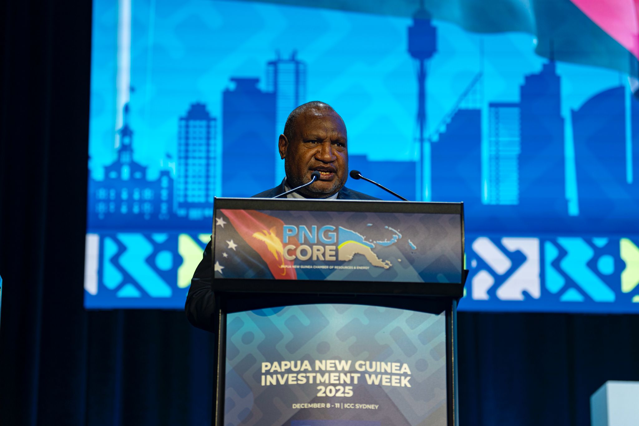 PM MARAPE CHARTS GREEN- POWERED FUTURE FOR PNG