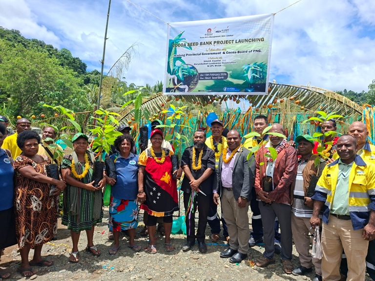 GOVERNOR LAUNCHES LARGEST COCOA SEED BANK