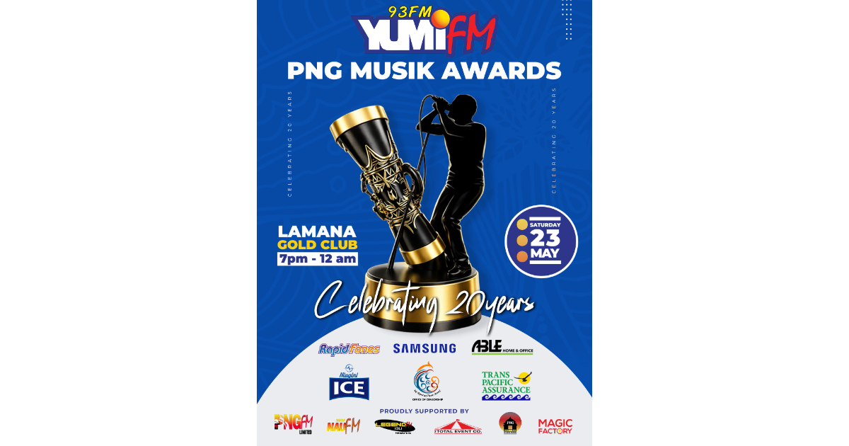 YUMI FM PNG MUSIK AWARDS RETURNS, MARKS 20 YEARS