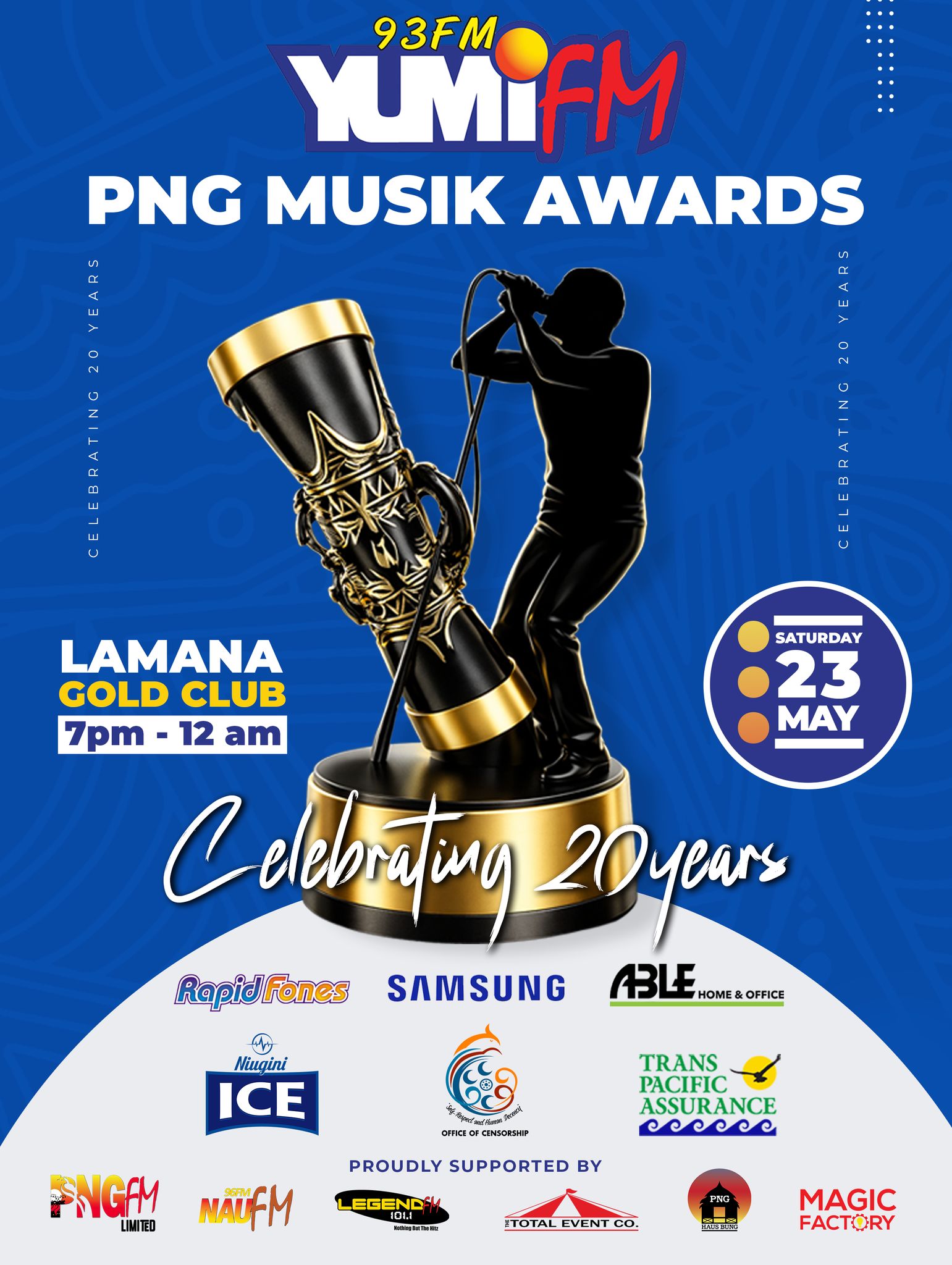 YUMI FM PNG MUSIK AWARDS RETURNS, MARKS 20 YEARS