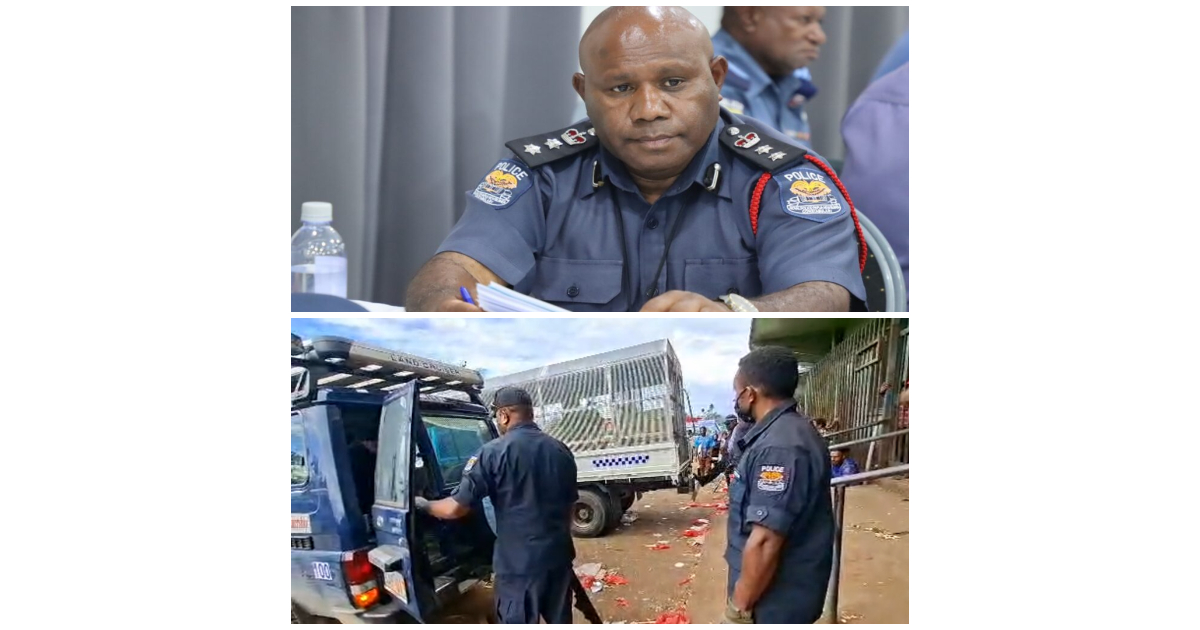 POLICE LAUNCH “OPERATION HIGH SPEED” TO RECLAIM MT HAGEN CITY MARKET