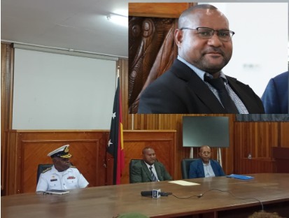 DEFENCE MINISTER STEPS ASIDE