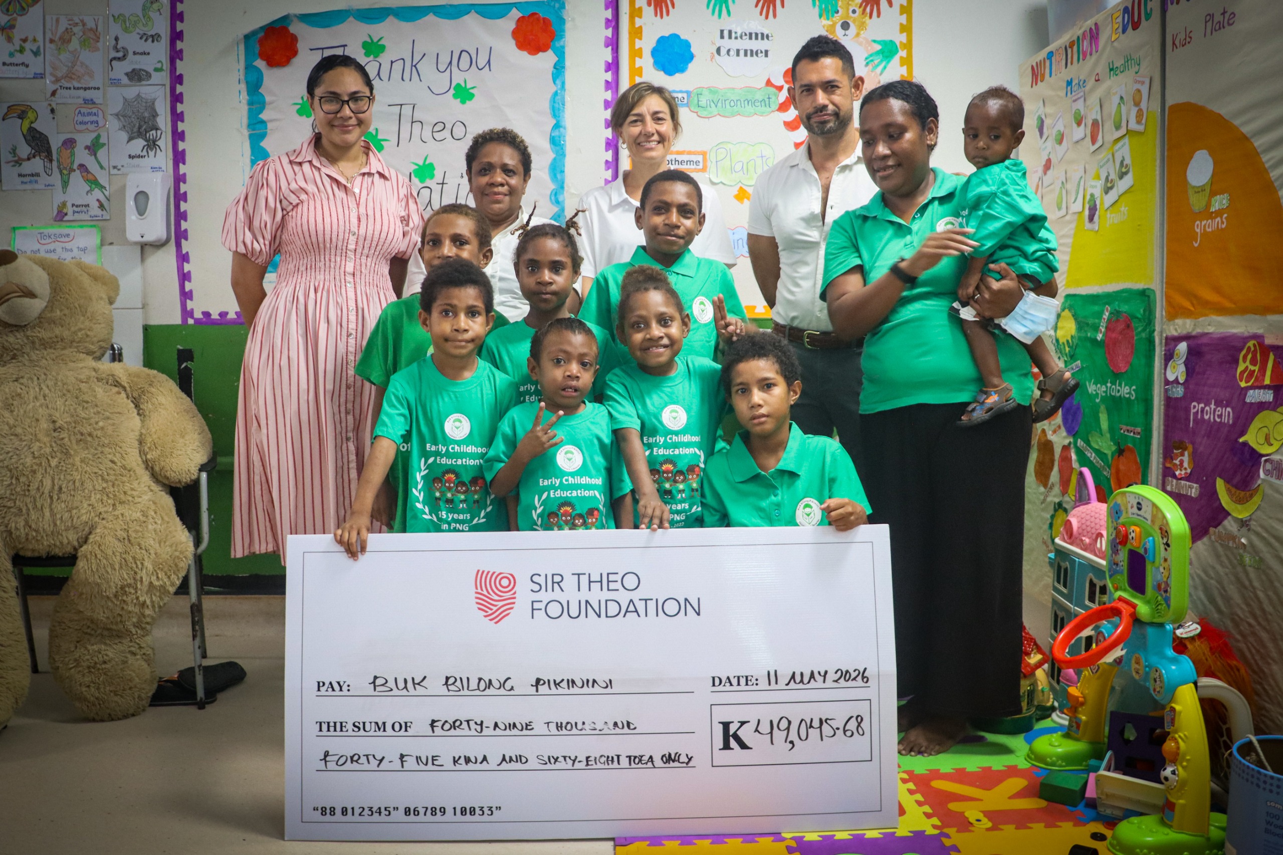 BBP RECEIVES HUGE SUPPORT FROM SIR THEO FOUNDATION