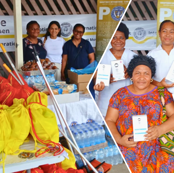 MOTHERS AT GEREHU HOSPITAL GET SUPPORT FROM SIPOM CLUB
