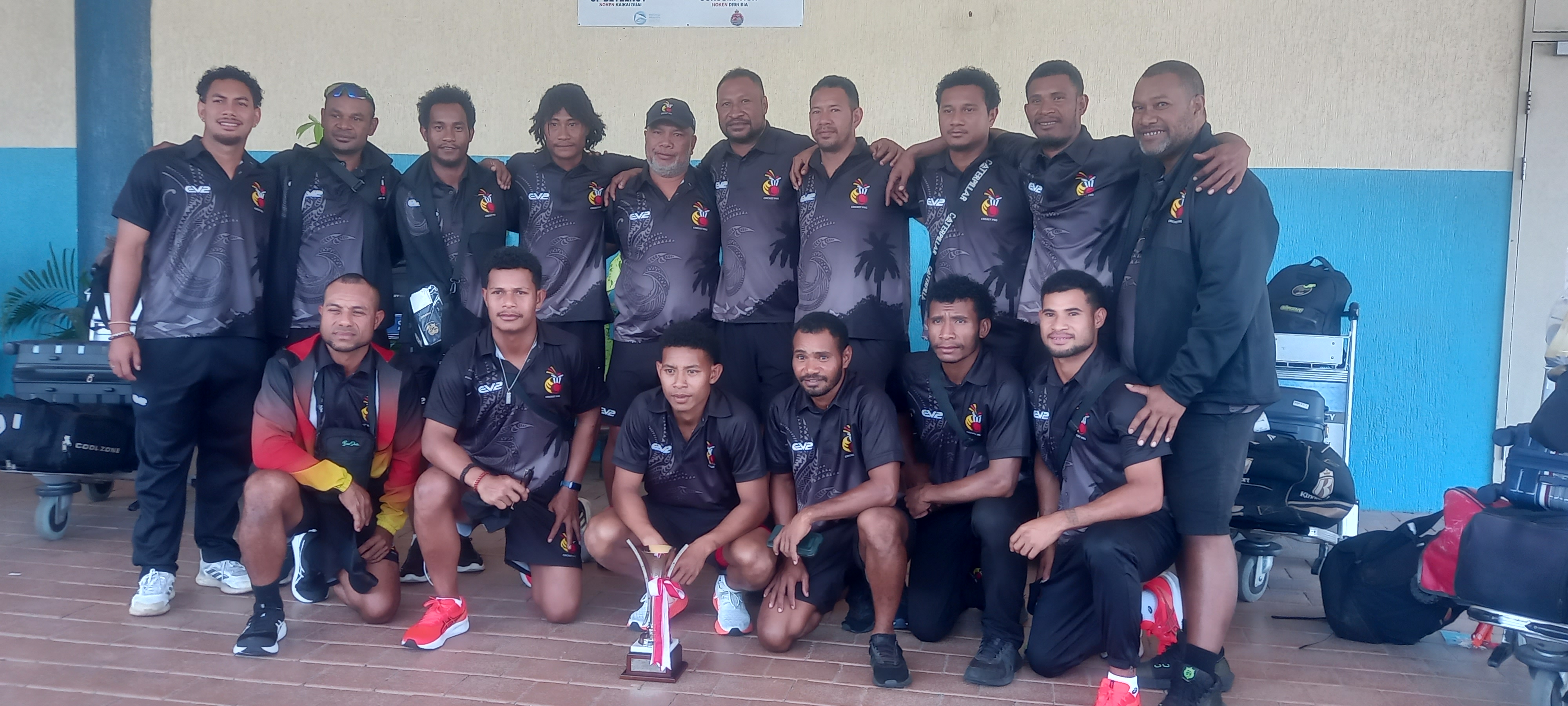 EAST-ASIA PACIFIC CRICKET CHAMPIONS, PNG BARRAMUNDIS RETURN HOME