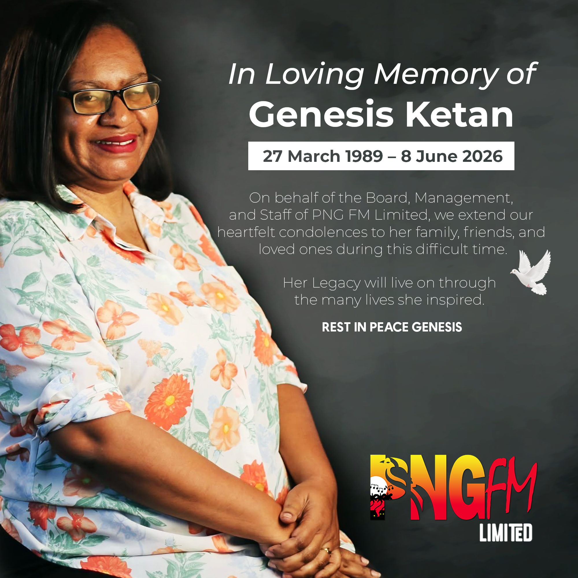 PNGFM MOURNS THE PASSING OF FORMER NEWS DIRECTOR