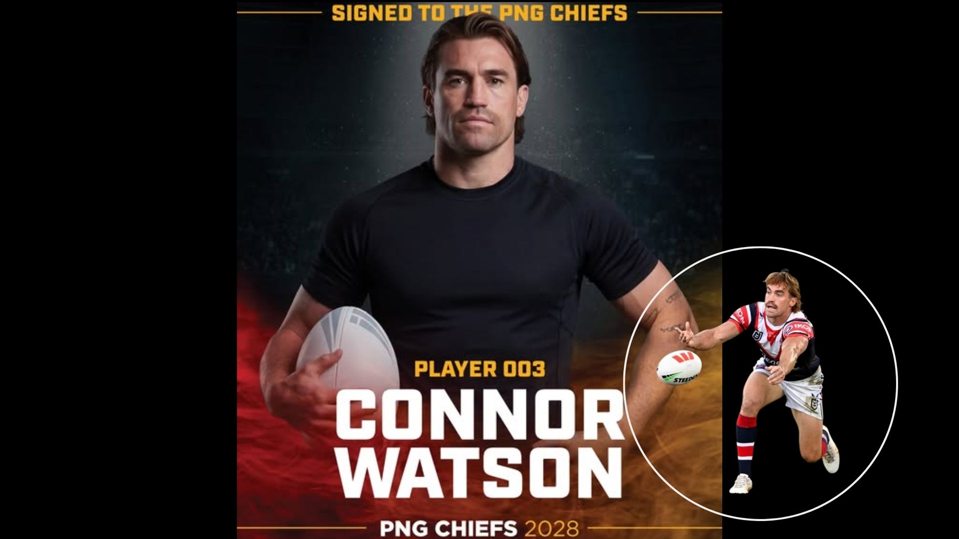 CONNOR WATSON SIGNS UP WITH THE PNG CHIEFS