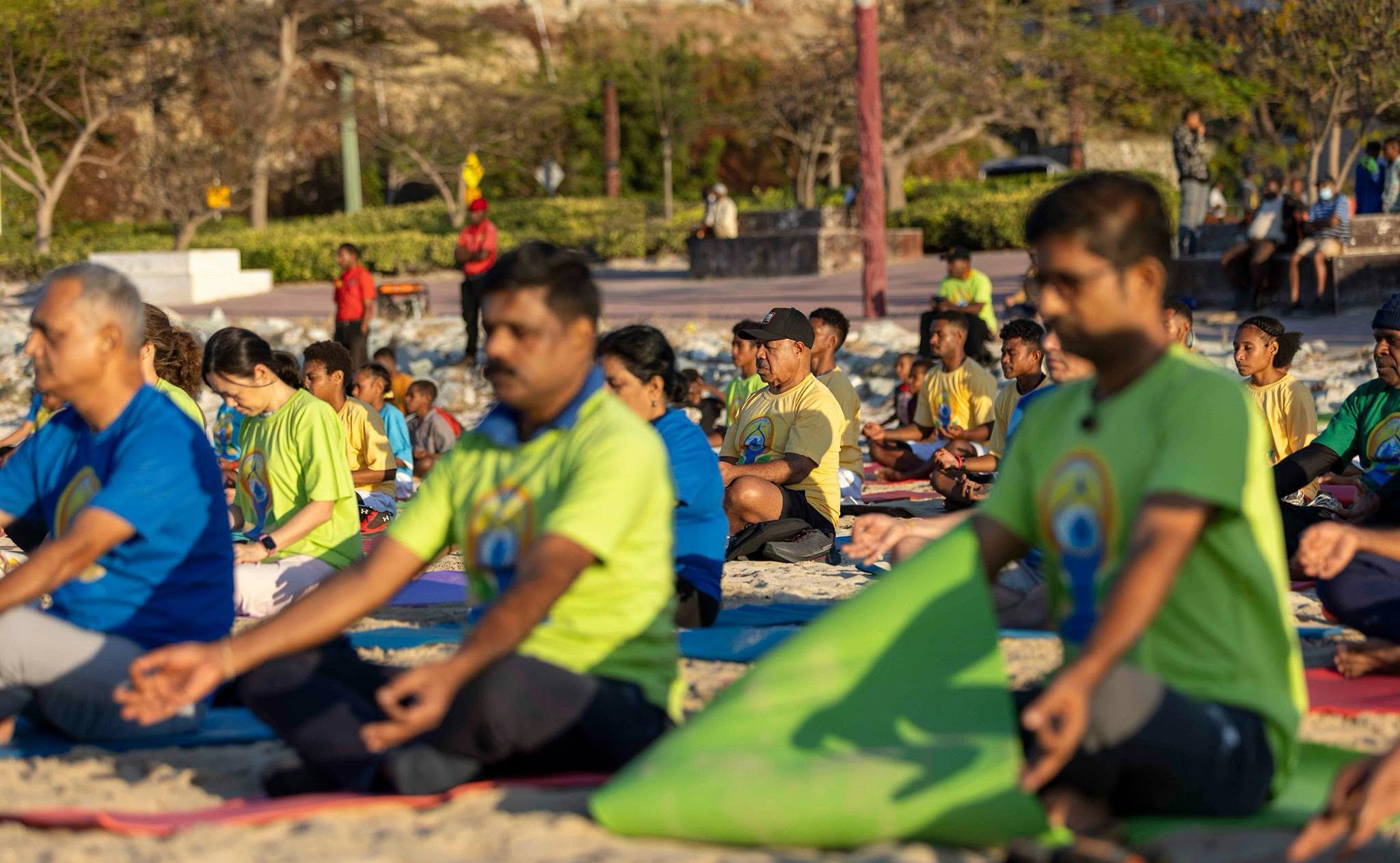 PARKOP URGES PEOPLE TO INVEST IN THEIR HEALTH ON INTERNATIONAL YOGA DAY