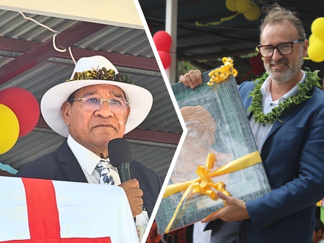 SIR ANO PALA THANKS LAWES FAMILY DURING 150TH ANNIVERSARY