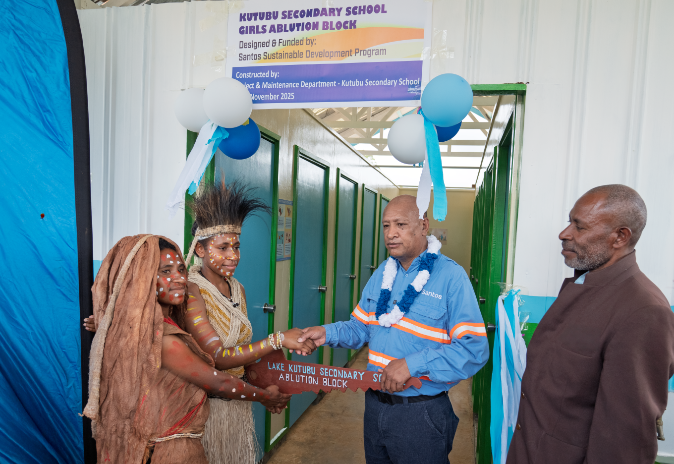KUTUBU SEC SCHOOL RECEIVES INFRASTRUCTURE BOOST FROM SANTOS