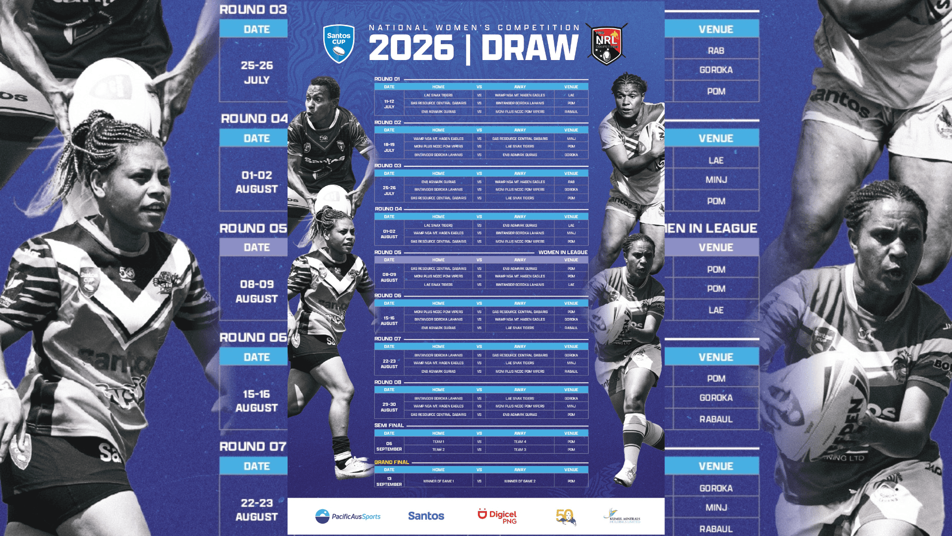 NATIONAL WOMEN'S RUGBY LEAGUE COMPETITION EXPANDS FOR 3RD SEASON