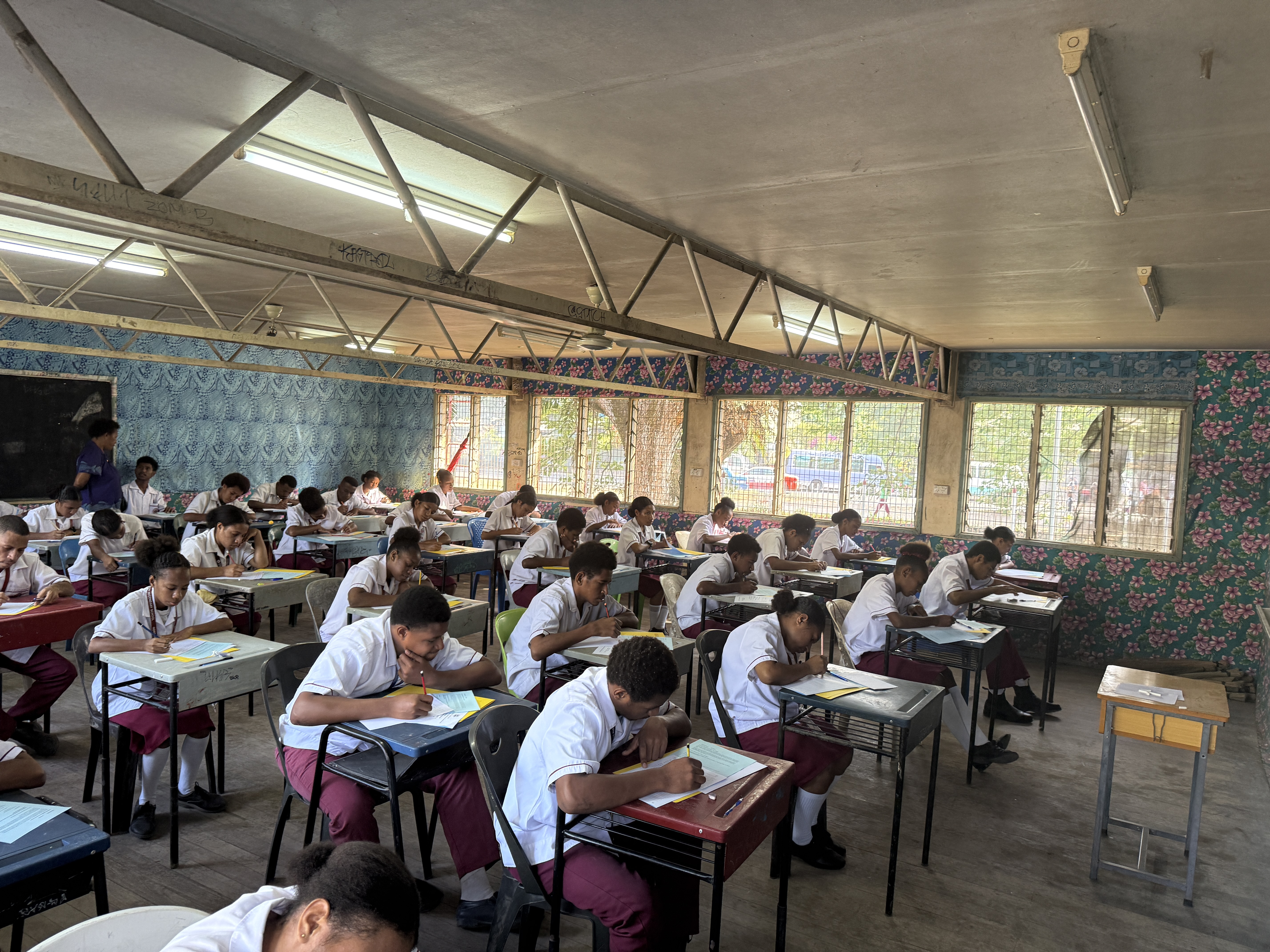 GORDON SECONDARY GRADE 10 STUDENTS SIT FOR WEX EXAM