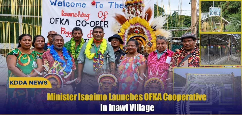 MINISTER ISOAIMO LAUNCHES OFKAI COOPERATIVE IN INAWI VILLAGE