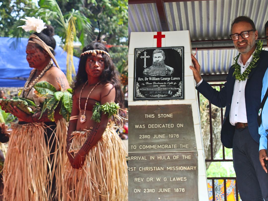 DRAMA RECREATES LAWES' ARRIVAL AS HULA MARKS 150 YEARS OF FAITH